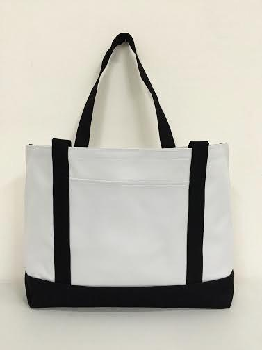 Grocery Shopping Tote Bag With Large Outside Pocket - By Piece