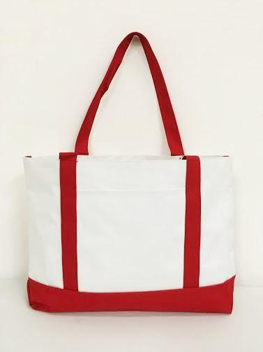 Grocery Shopping Tote Bag With Large Outside Pocket - By Piece