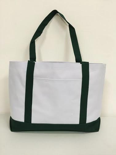 Grocery Shopping Tote Bag With Large Outside Pocket - By Piece