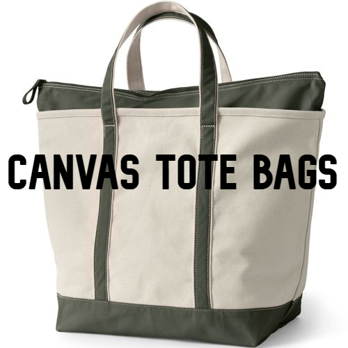 ToteBagFactory Cotton Canvas Laundry Bags Singe Small Canvas
