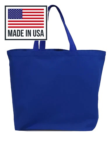 Colored Beach & Pool Canvas Tote Bag - Made in USA (By Piece)