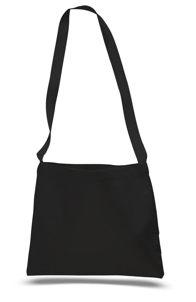 Small Messenger Canvas Tote Bag with Long Straps - By Piece