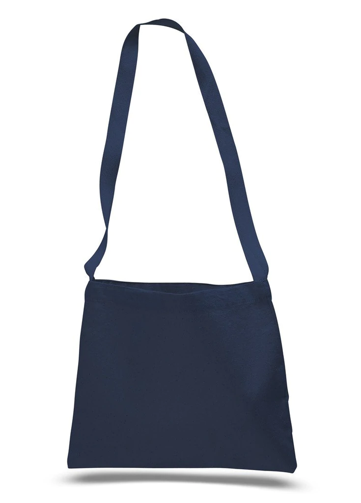 Small Messenger Canvas Tote Bag with Long Straps - By Piece