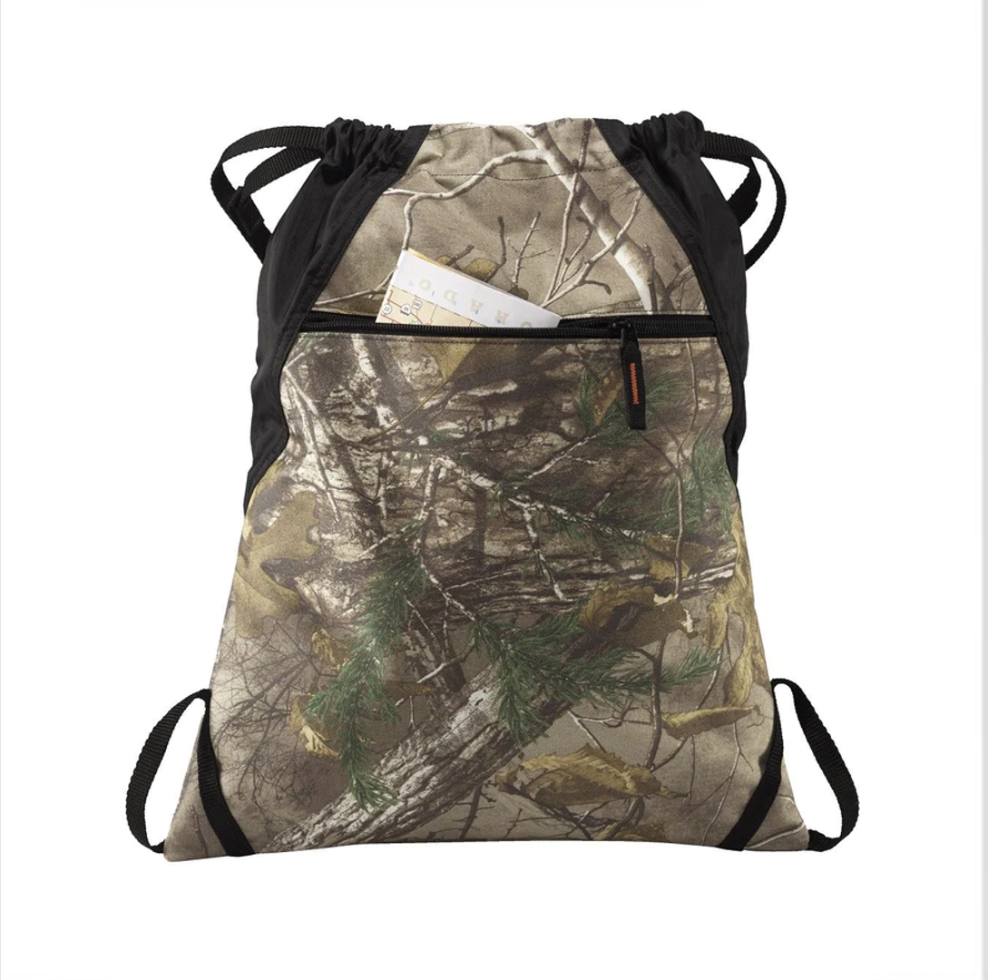 Camouflage Patterned Outdoor Drawstring Backpacks -  By Piece