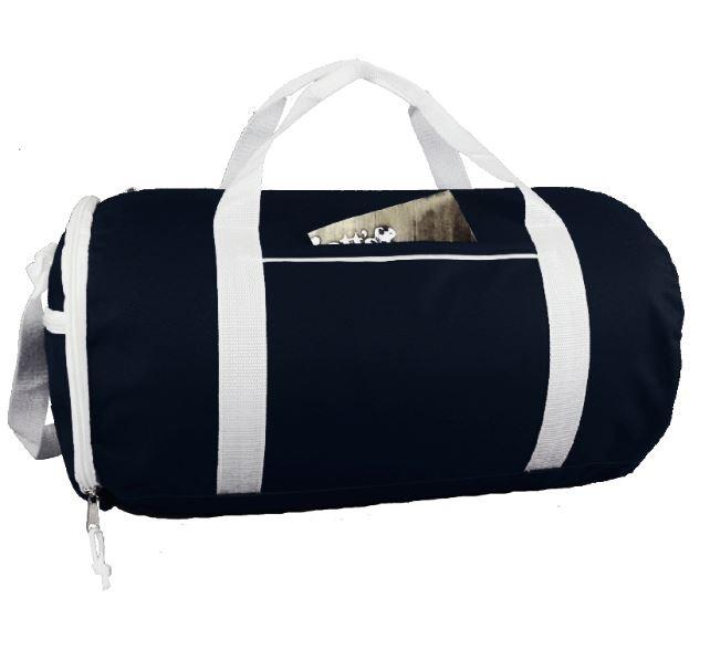 Two-Tone Sport Gym Roll Duffel Bags (By Piece)
