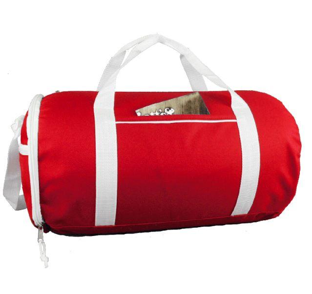 Two-Tone Sport Gym Roll Duffel Bags (By Piece)
