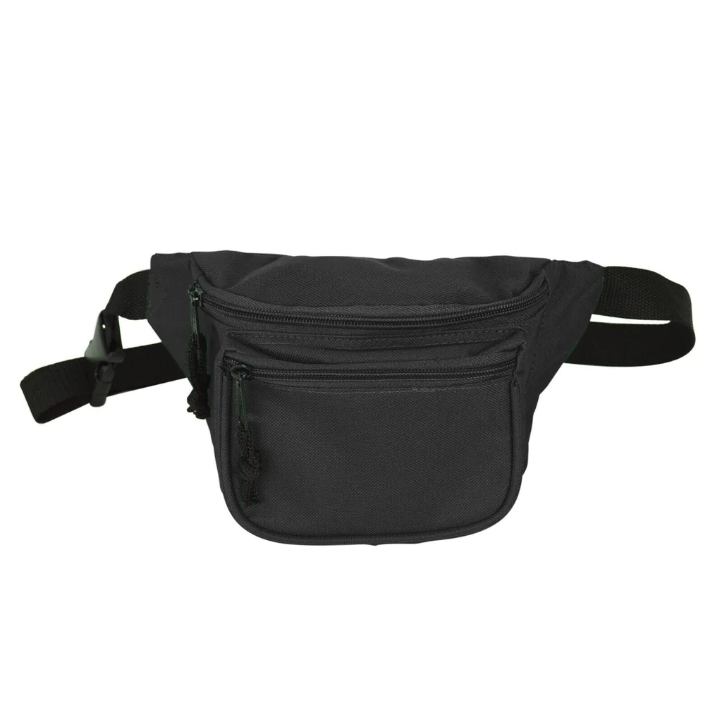 Eco Fanny Pack with Three Zippered Pockets - By Piece