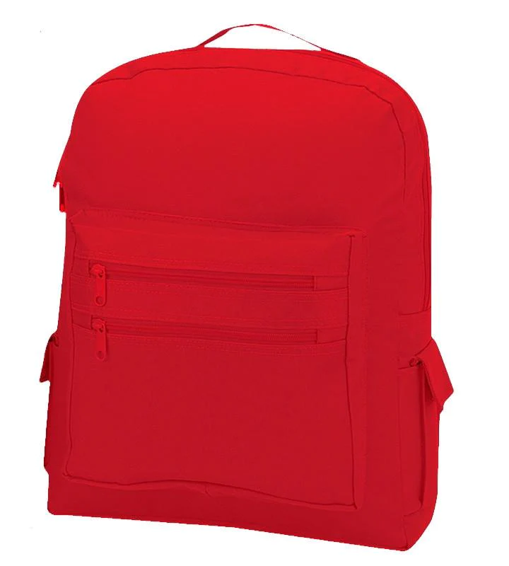 Multi-Pocket School Backpack Medium Size (By Piece)