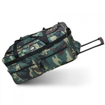 Stylish Wheeled Jungle Camo Duffel Affordable (By Piece)