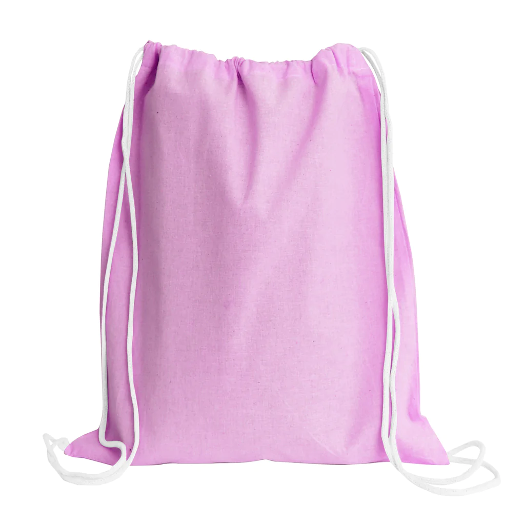 Economical Sport Cotton Drawstring Bag Cinch Packs - By Piece