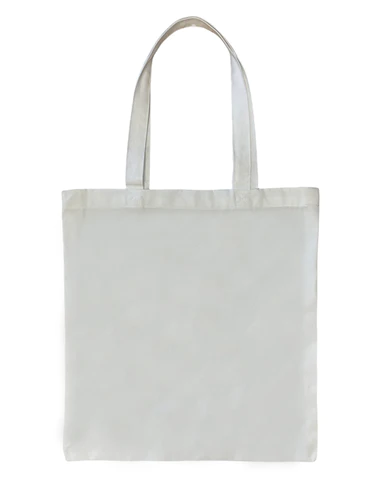 Sublimation 100% Polyester Canvas Tote Bags White - By Piece