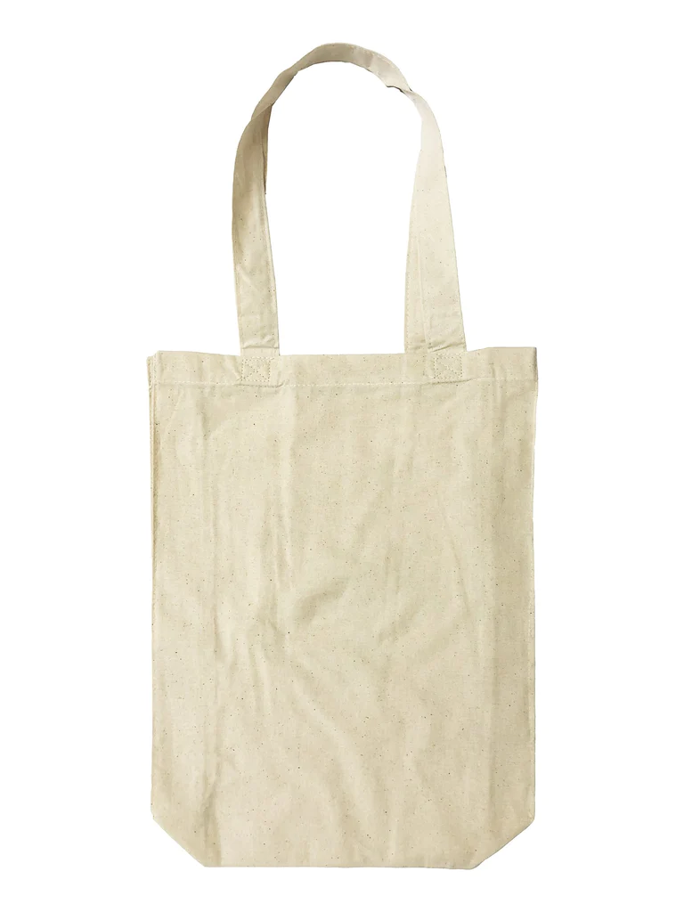 Organic Book Bag /10" Small Tote Bag with Full Gusset - By Piece