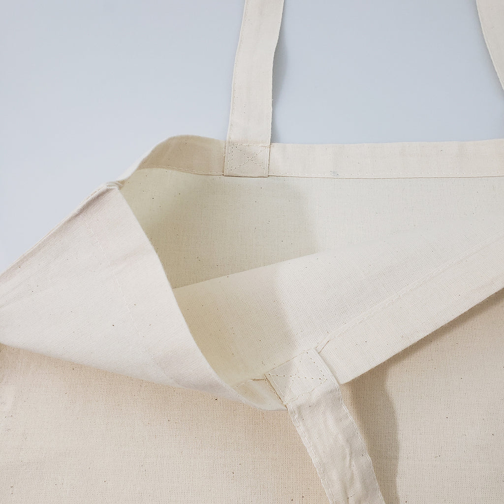 Large Organic Cotton Grocery Tote Bags - By Piece