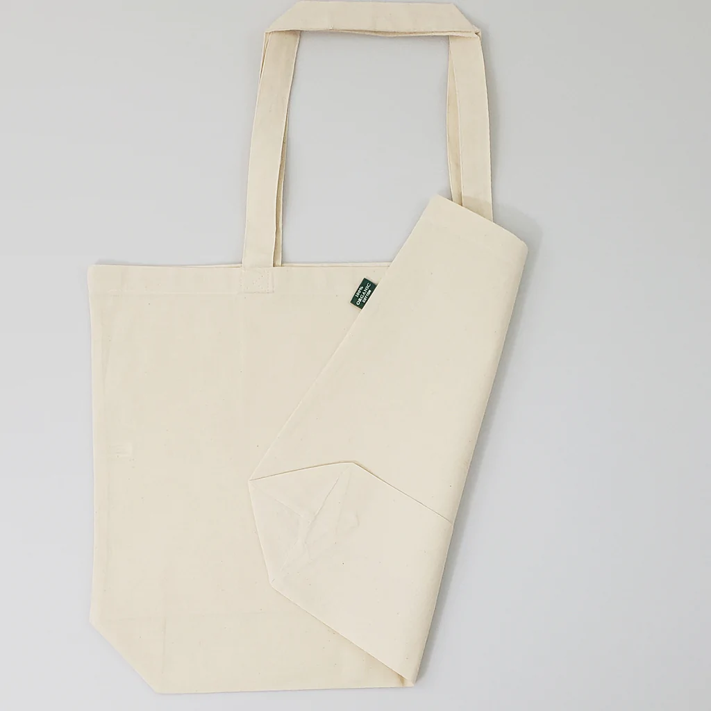 Large Organic Cotton Grocery Tote Bags - By Piece