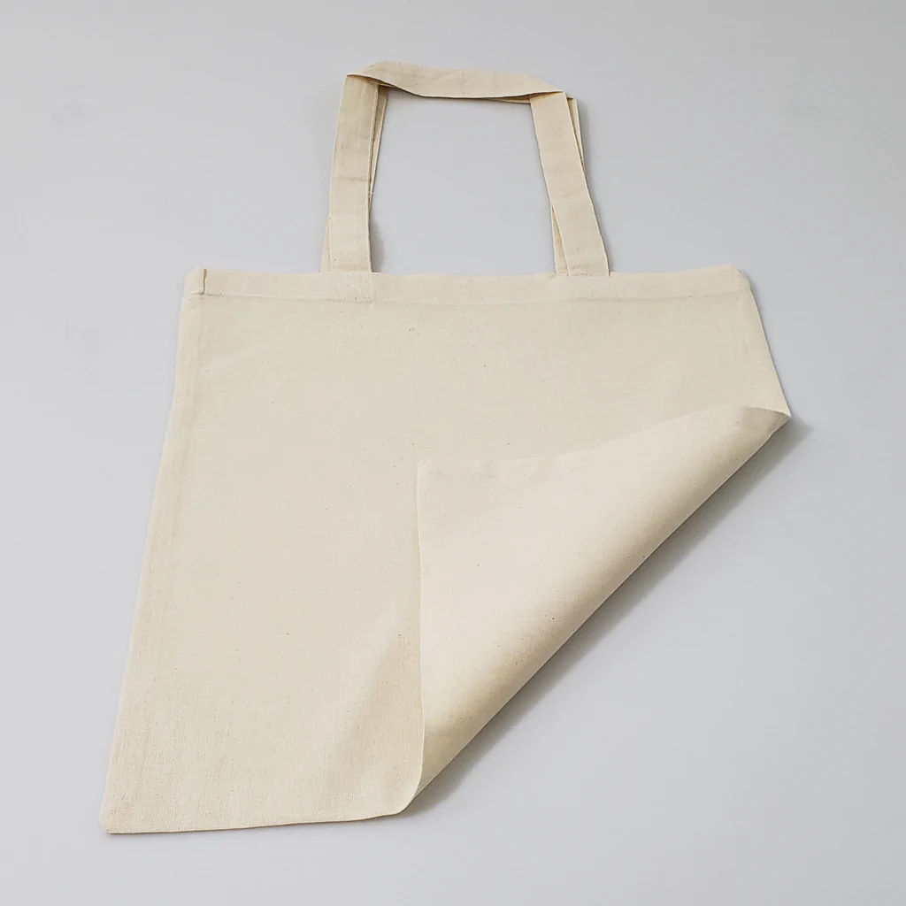 Budget 100% Cotton Natural Printed Tote Bags - Custom Tote Bags With Your Logo