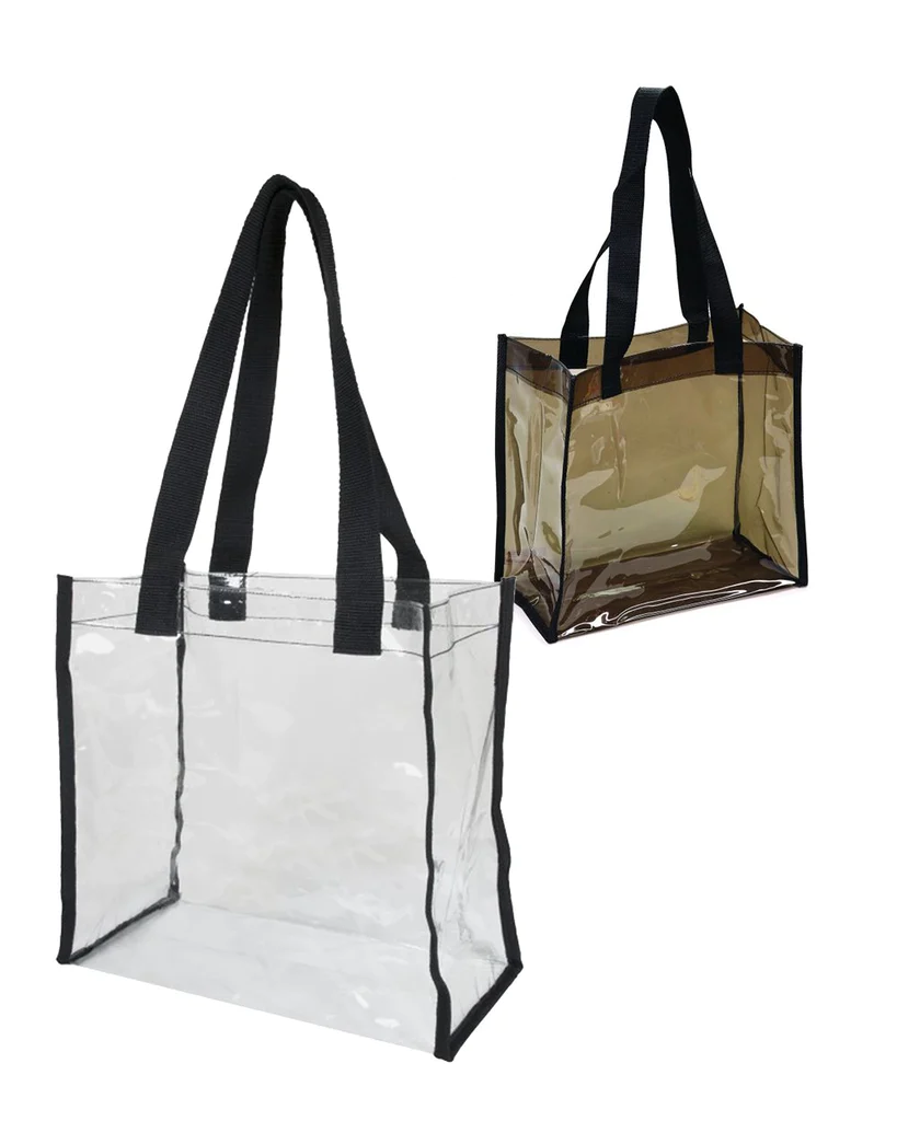 Transparent Stadium Approved Clear Tote Bags (By Piece)