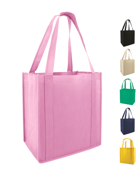 Reusable Grocery Bag / Shopping Tote with PL Bottom (By Piece)