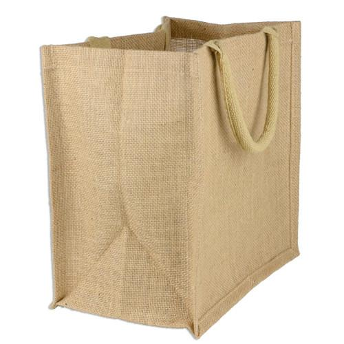 Square Burlap Bags - Wholesale Jute Tote Bags W/Deep Full Gusset