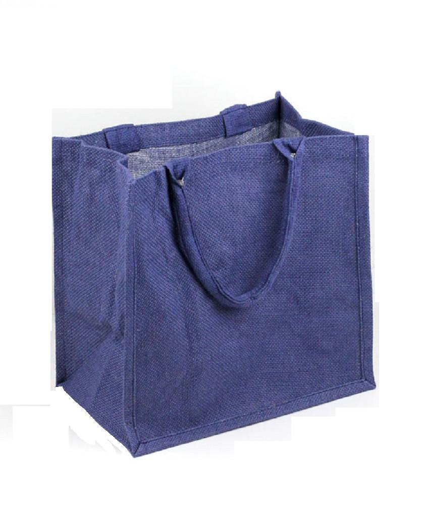 Square Burlap Bags - Wholesale Jute Tote Bags W/Deep Full Gusset