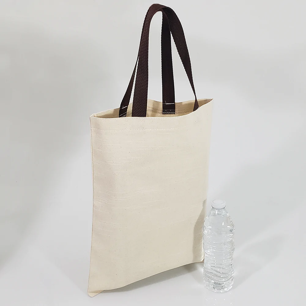 Tall & Flat Promotional Tote Bag - Made in USA (By Piece)