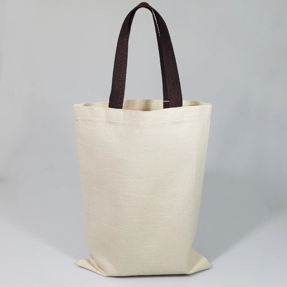 Tall & Flat Promotional Tote Bag - Made in USA (By Piece)