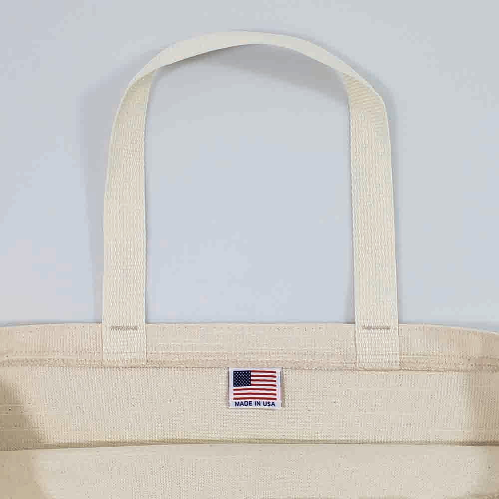 Tall & Flat Promotional Tote Bag - Made in USA (By Piece)