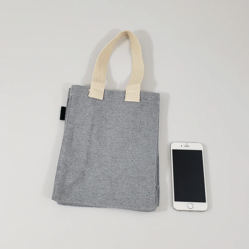 Recycled Canvas Book Bag with Full Gusset - By Piece