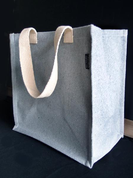 Large Recycled Canvas Tote Bag W/Laminated Interior - By Piece