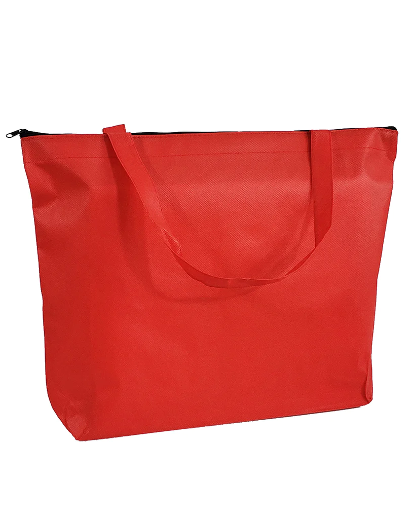 Zippered Promo Convention Tote Bag with Gusset (By Piece)