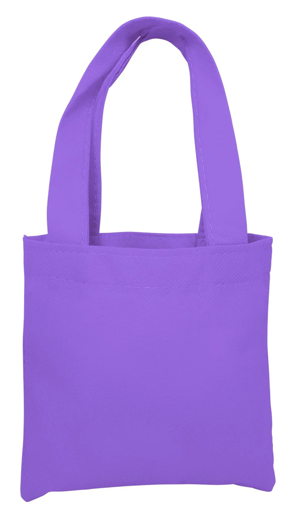 6" MINI Non Woven Tote Bag / Colorful Kids Party Gift Bags