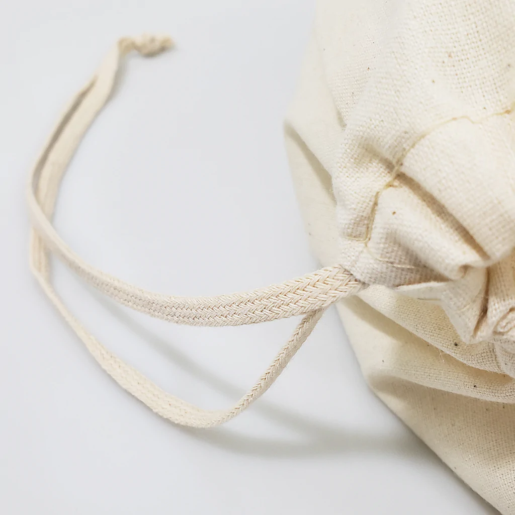 Bulk Cotton Shoe Bags / Affordable Drawstring Pouch Bags