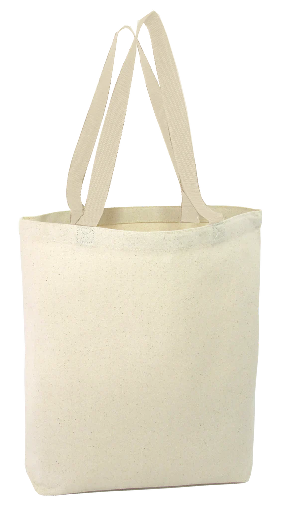 High Quality Promotional Canvas Tote Bags w/Gusset - By Piece