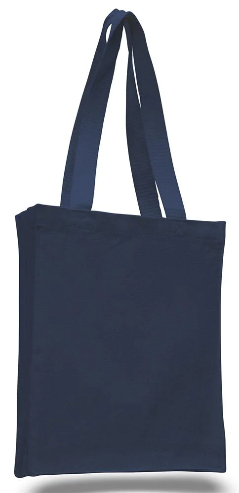 Affordable Canvas Tote Bag / Book Bag with Gusset