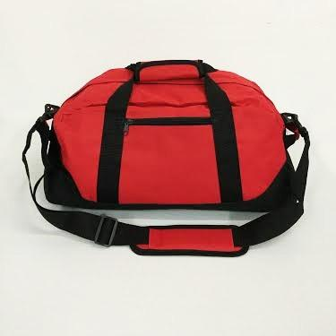 18" Standard Size Two Tone Duffel Bag Hook and Loop Handle