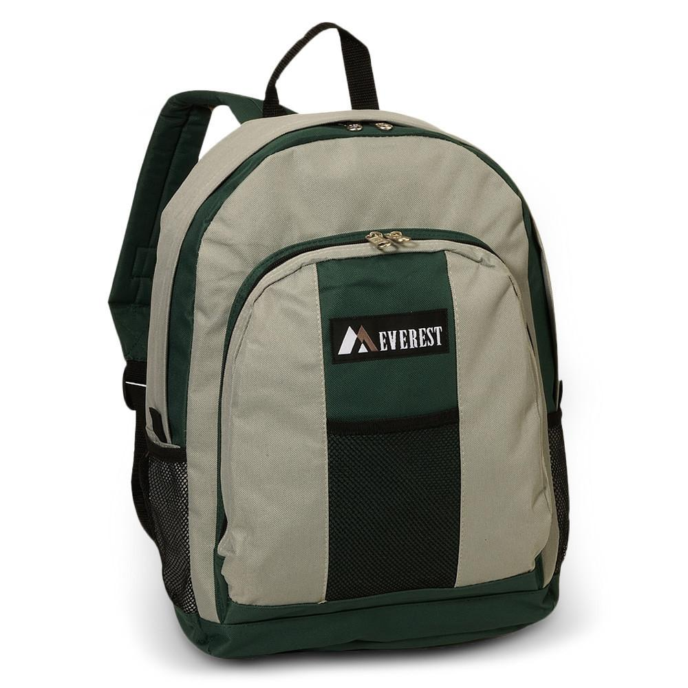 Value School Backpacks W/ Front & Side Pockets