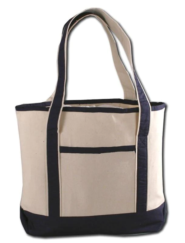 Medium Size Heavy Canvas Deluxe Tote Bag (By Piece)