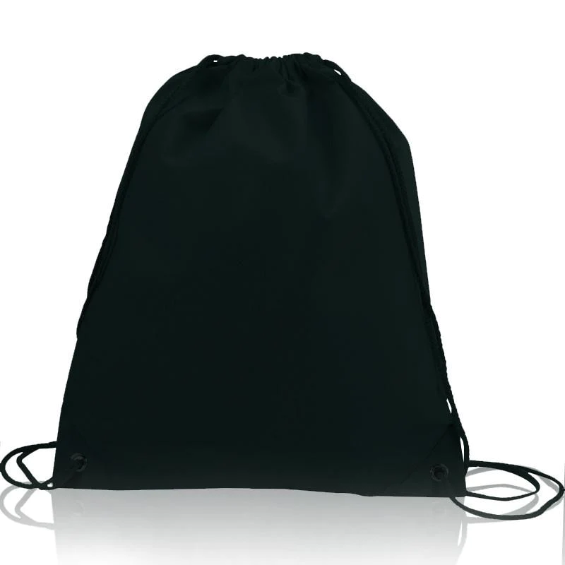 Wholesale small polyester drawstring bag, Sublimation blank, White  drawstring bag