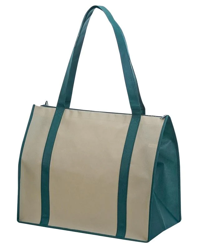 Zippered Non-Woven Polypropylene Tote Bag
