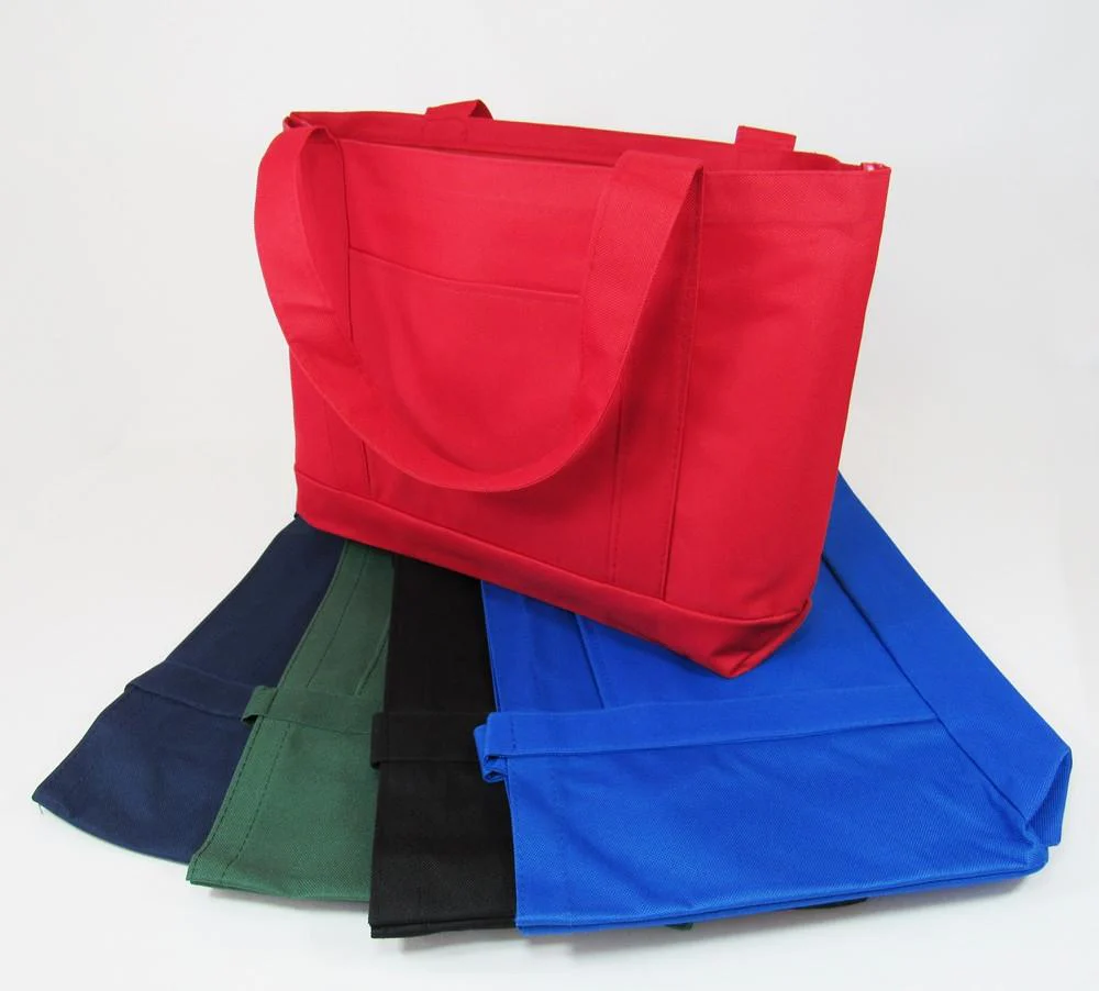 Sturdy Shopping Tote Bags Solid With PVC Backing  - By Piece