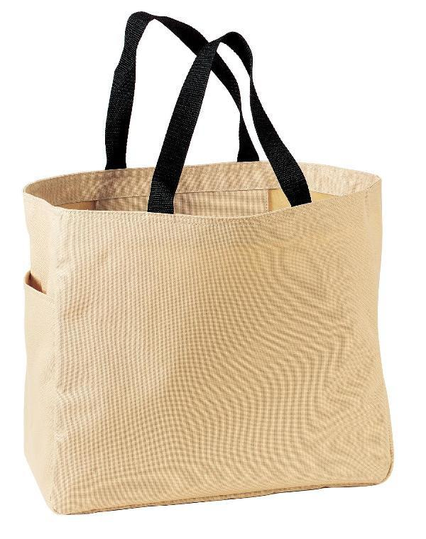 Polyester Improved Essential Tote Bags Wholesale - Colors (By Piece)