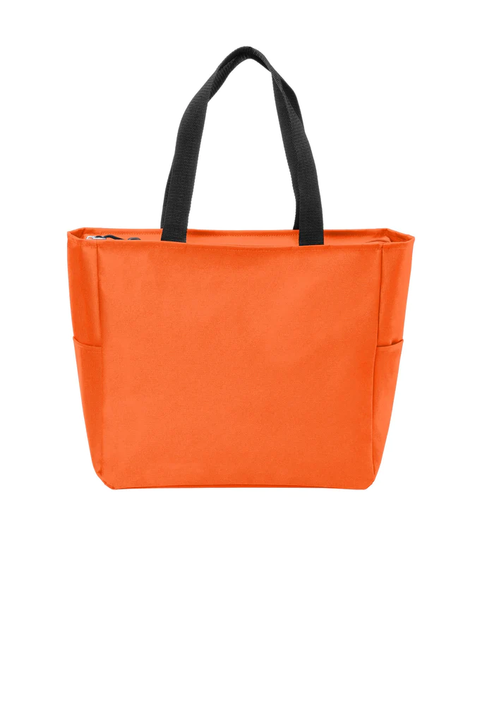 Polyester Improved Essential Tote Bags with Zippered Closure