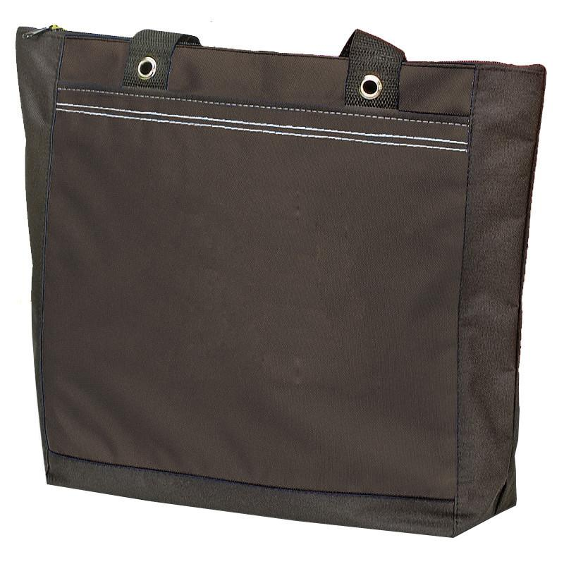 Polyester Tote Bag With Large Zip Compartment