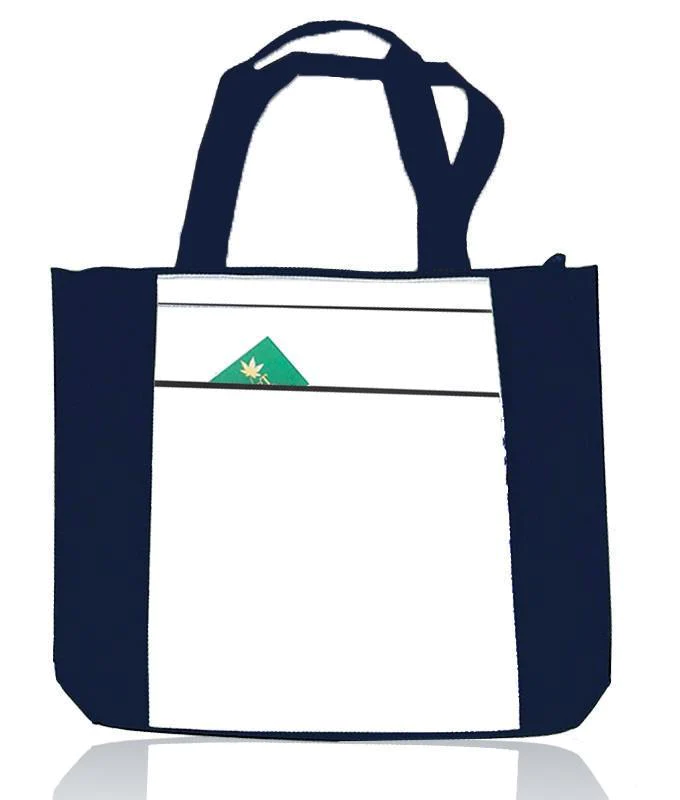 Value Zippered Polyester Tote Bags - By Piece