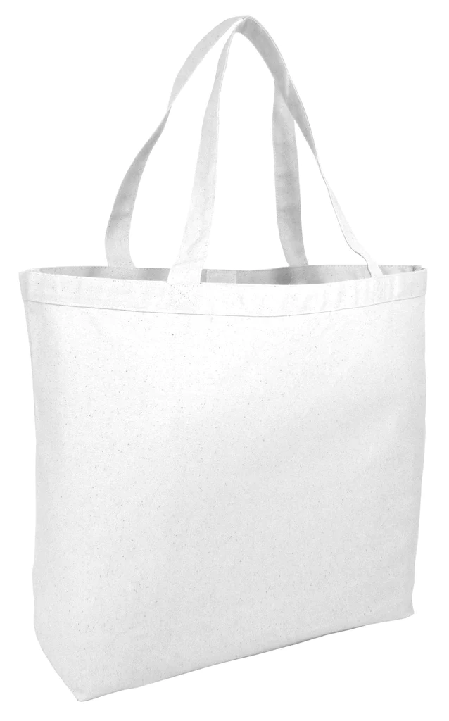 Extra-Large Heavy Canvas Tote Bags with Hook and Loop Closure - By Piece