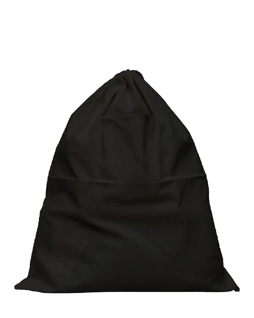 Affordable Drawstring Cotton Laundry Bag W/ Front Pocket