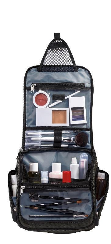 Multi-pocket Hanging Toiletry Kit. Cosmetic Bag