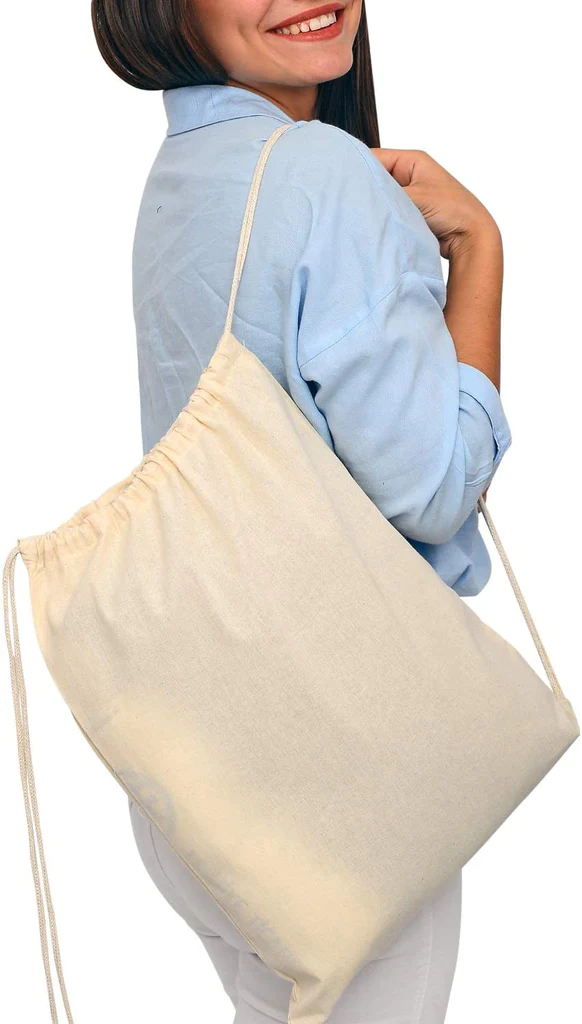Medium Custom Drawstring Bags Cinch Packs - Drawstring Bag With Logo