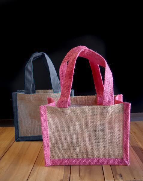 Reusable Jute Tote Bags Burlap Totes with Cotton Handles and Interior Lining Beach, Pool, Shopping