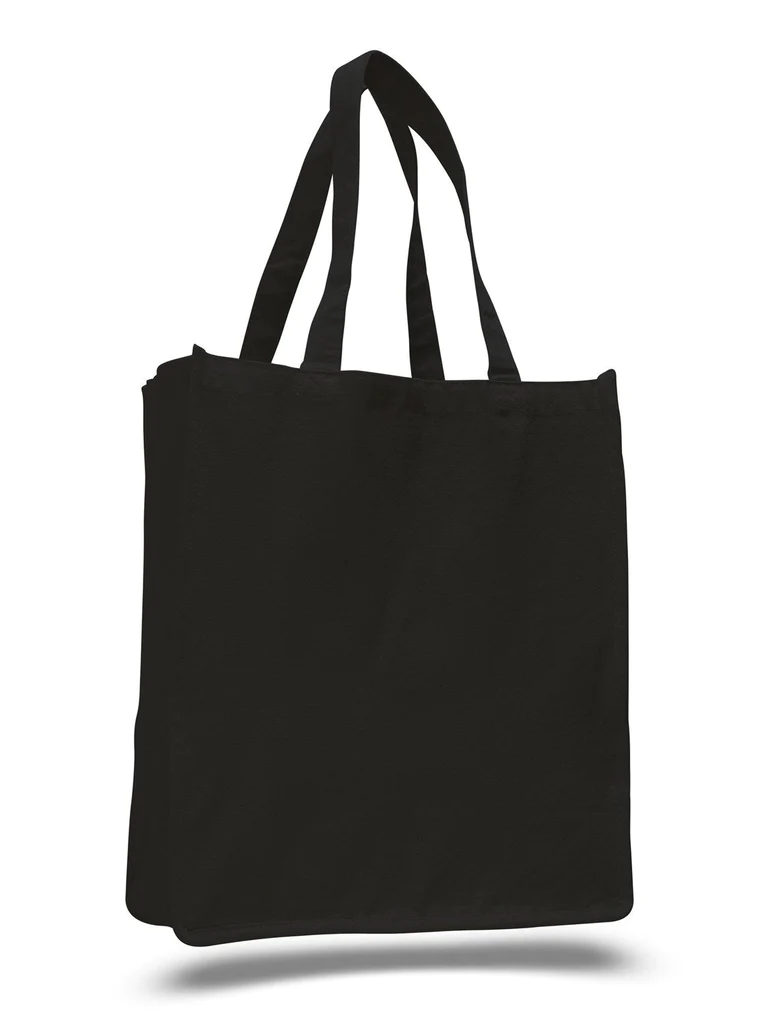 Jumbo Size Heavy Canvas Wide Shopper Tote Bag - By Piece