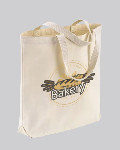 Gusseted Canvas Tote Bags Customized - Custom Logo Canvas Tote Bags